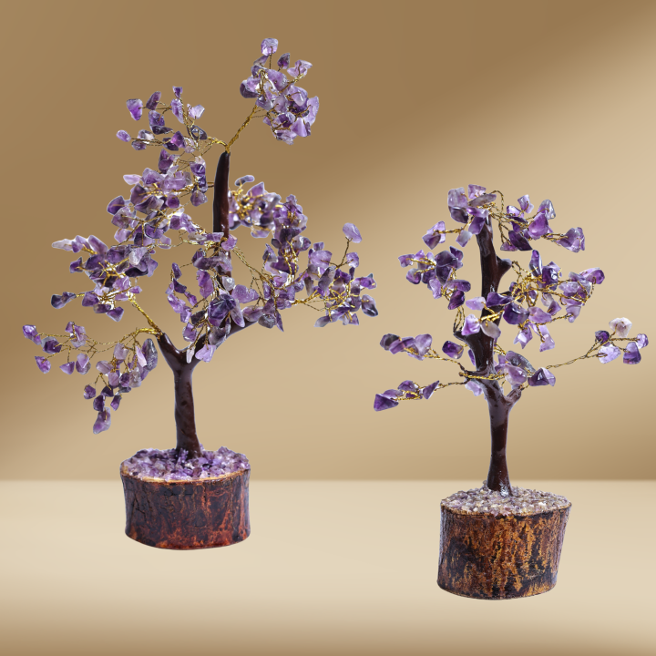 Amethyst Chips Tree | Spiritual Growth & Protection