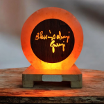 Guruji Himalayan Rock Salt 3D Tile Lamp | Blessings & Guidance