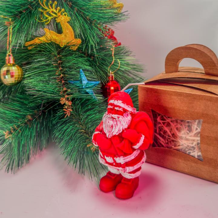 Merry Santa Classic Candle