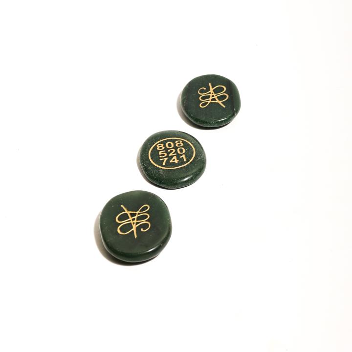 Green Jade Zibu Coin | Prosperity & Protection