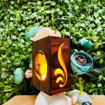 Fairy On Moon Himalayan Rock Salt Plugin Lamp | Dreams & Magic