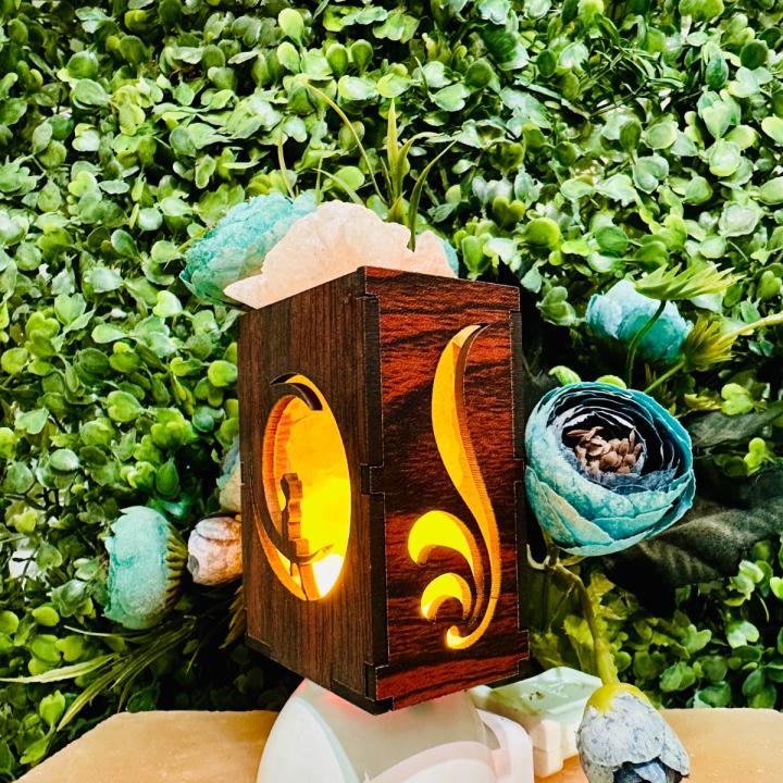 Fairy On Moon Himalayan Rock Salt Plugin Lamp | Dreams & Magic