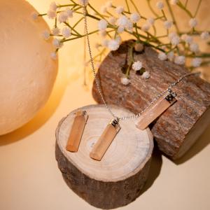 Orange Selenite Pendant | Warm Glow Energy