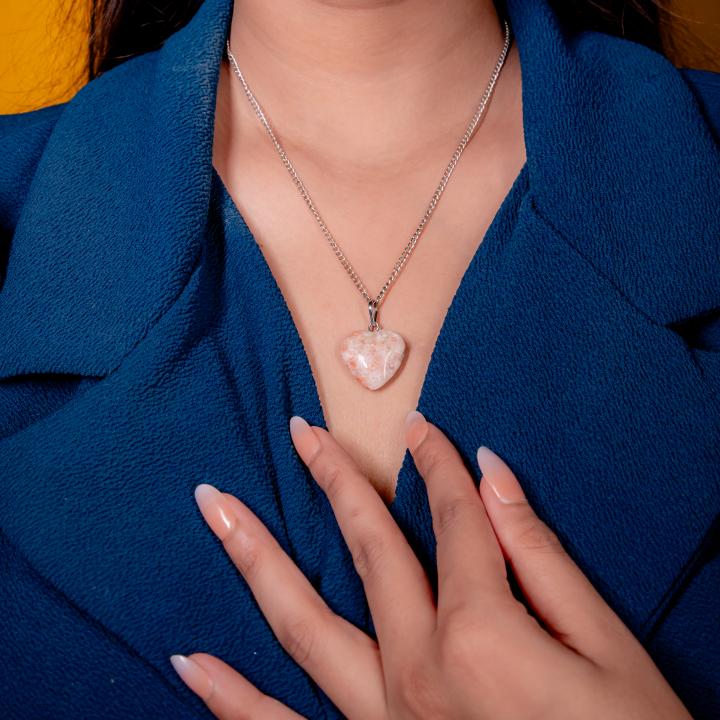 Sunstone Heart Pendant | Heart of Joy