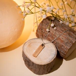 Orange Selenite Pendant | Warm Glow Energy