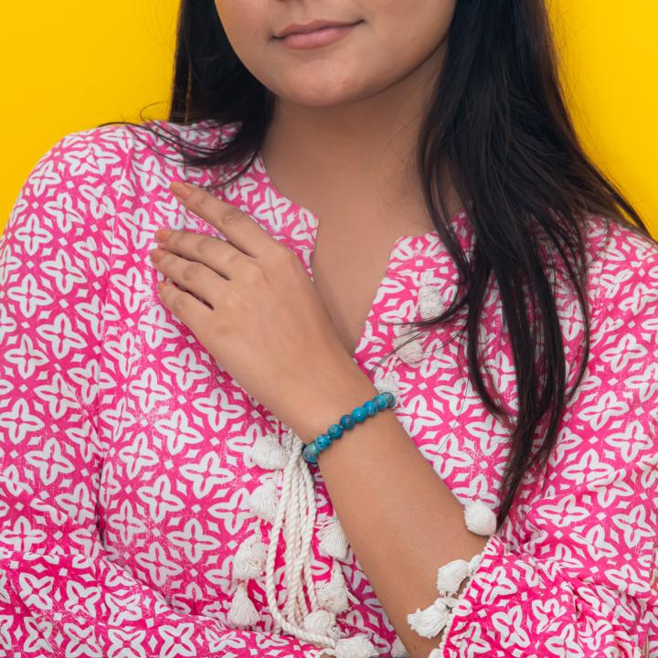 Blue Apatite Bracelet | Motivation & Inspiration