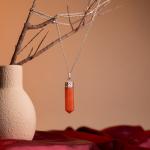 Carnelian Pencil Pendant | Creative Focus Point