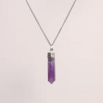 Amethyst Pencil Pendant | Energy Focus Point