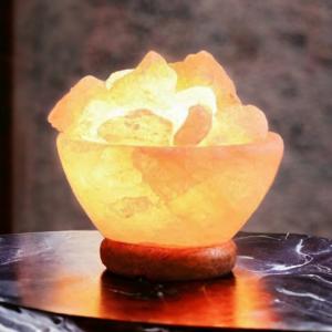 Fire Bowl Himalayan Rock Salt Crafted Lamp | Energy & Warmth