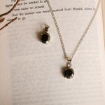 Pyrite Small Oval Pendant | Shield of Prosperity