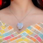 Opalite Heart Pendant | Heart of Light