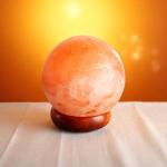 Globe Shaped Himalayan Rock Salt Crafted Lamp | Harmony & Wholeness