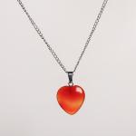Carnelian Heart Pendant | Heart of Passion