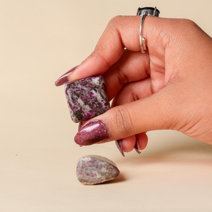 Ruby in Feldspar Tumble | Passion & Positivity