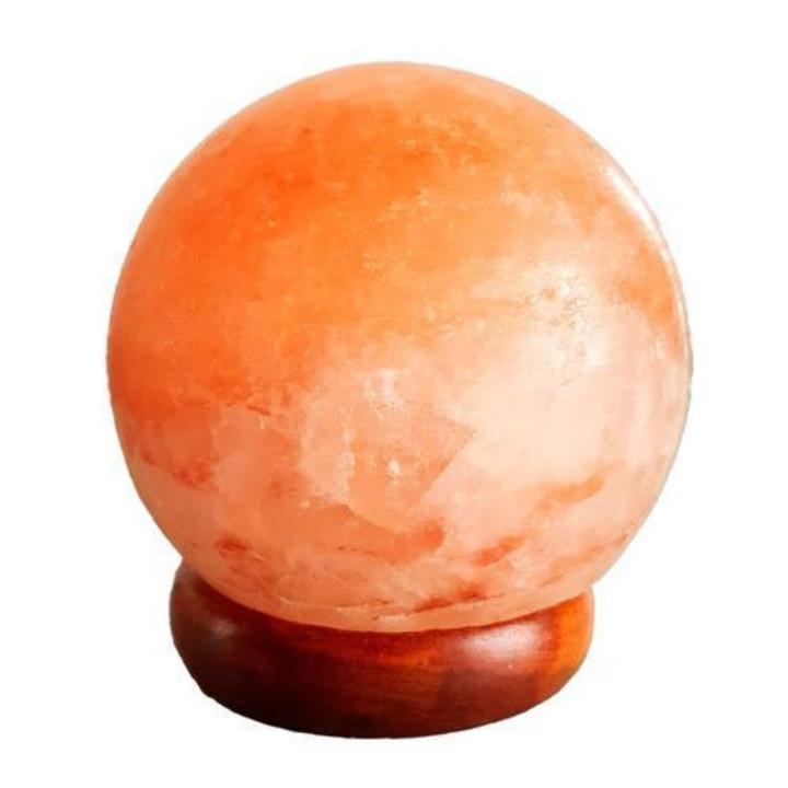 Globe Shaped Himalayan Rock Salt Crafted Lamp | Harmony & Wholeness