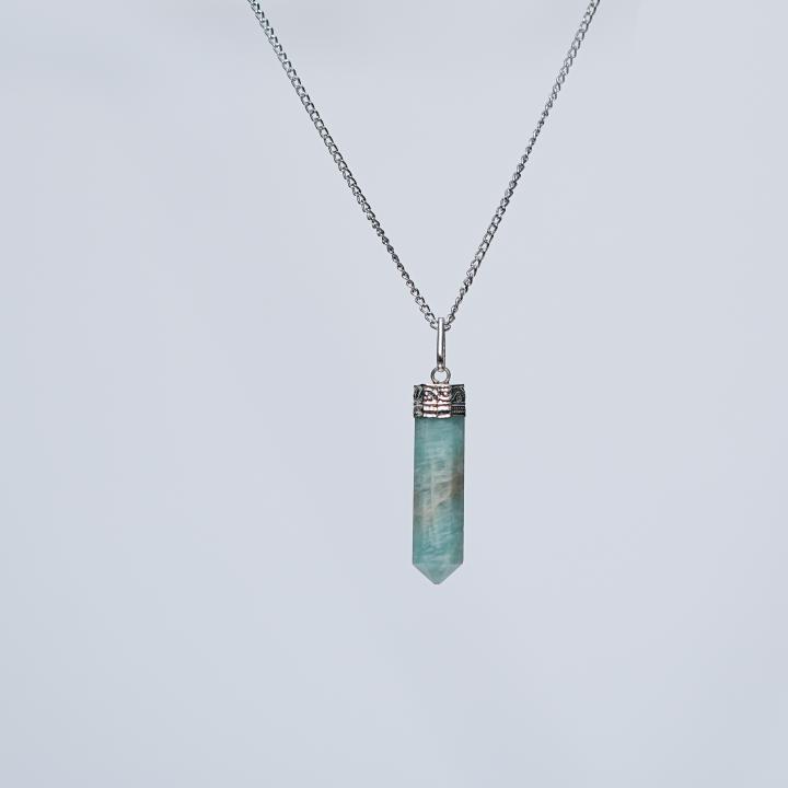 Amazonite Pencil Pendant | Calm Communication Point