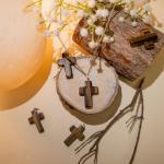 Tiger's Eye Cross Pendant | Faith in Strength