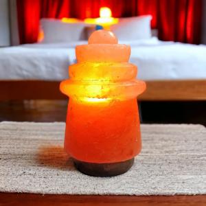 Light House Shaped Himalayan Rock Salt Crafted Lamp | Strength & Balance