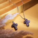 Amethyst Cross Pendant | Spiritual Protection Cross