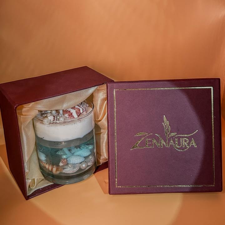 Ocean Mystique Aroma Candle | Enchanting Glow