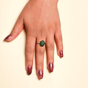 Green Aventurine Ring | Fortune & Growth
