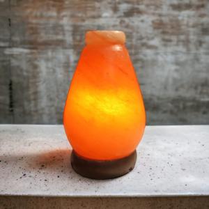 Pot Shaped Himalayan Rock Salt Crafted Lamp | Nurture & Abundance