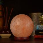 Globe Shaped Himalayan Rock Salt Crafted Lamp | Harmony & Wholeness