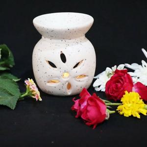 Floral Pot Ceramic Candle Diffuser | Beauty & Calm