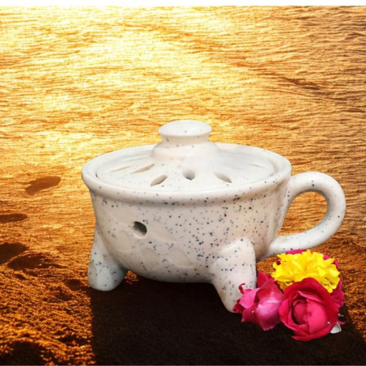 Handcrafted Ceramic Samidha Patra | Dhoop Patra | Tradition & Devotion