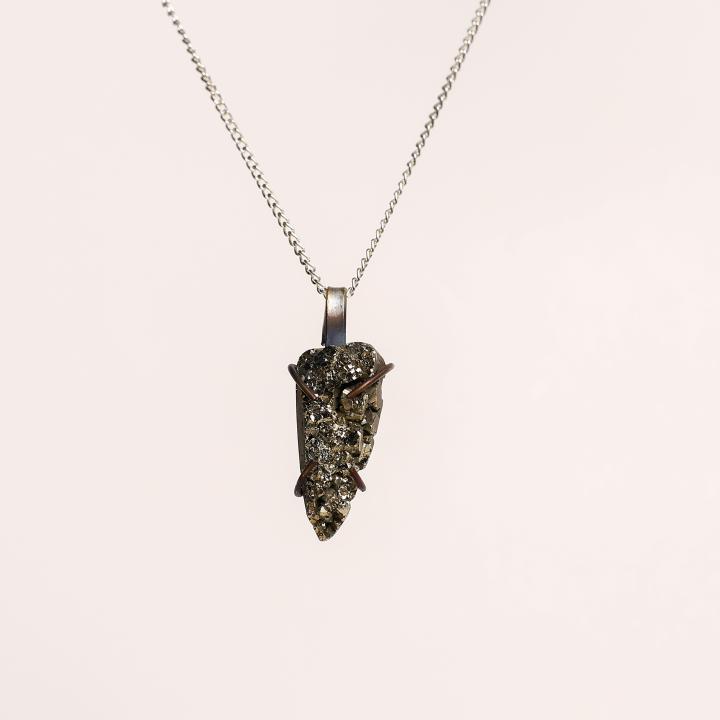 Pyrite Raw Pendant | Raw Abundance Power