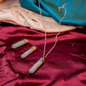 Amazonite Pencil Pendant | Calm Communication Point