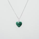 Malachite Heart Pendant | Heart of Transformation