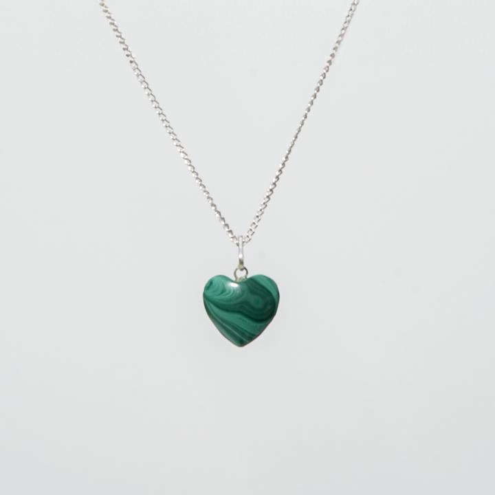Malachite Heart Pendant | Heart of Transformation