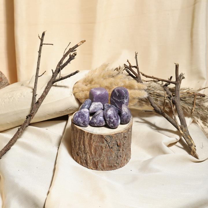 Lepidolite Tumble | Emotional Balance & Serenity