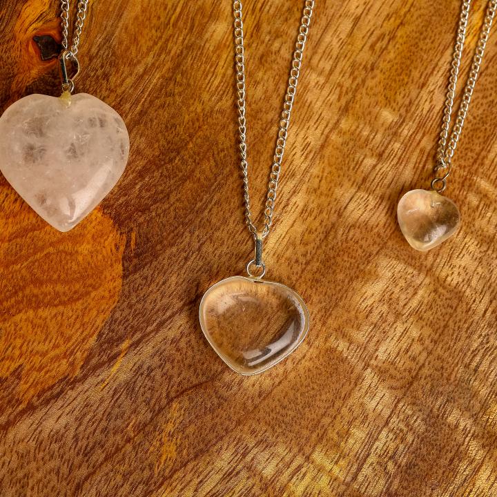 Clear Quartz Heart Pendant | Heart of Clarity