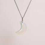Opalite Moon Pendant | Lunar Light Energy