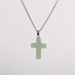 Green Aventurine Cross Pendant | Faith in Abundance