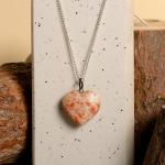 Sunstone Heart Pendant | Heart of Joy