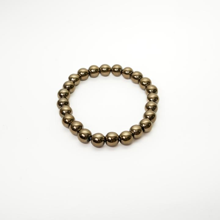 Golden Hematite Bracelet | Confidence & Strength
