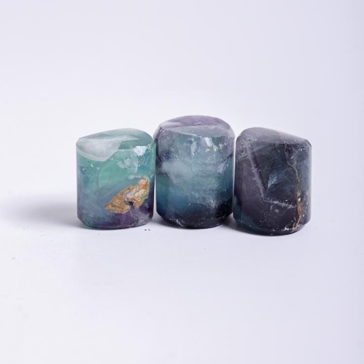Rainbow Multi Fluorite Tumble | Clarity & Focus