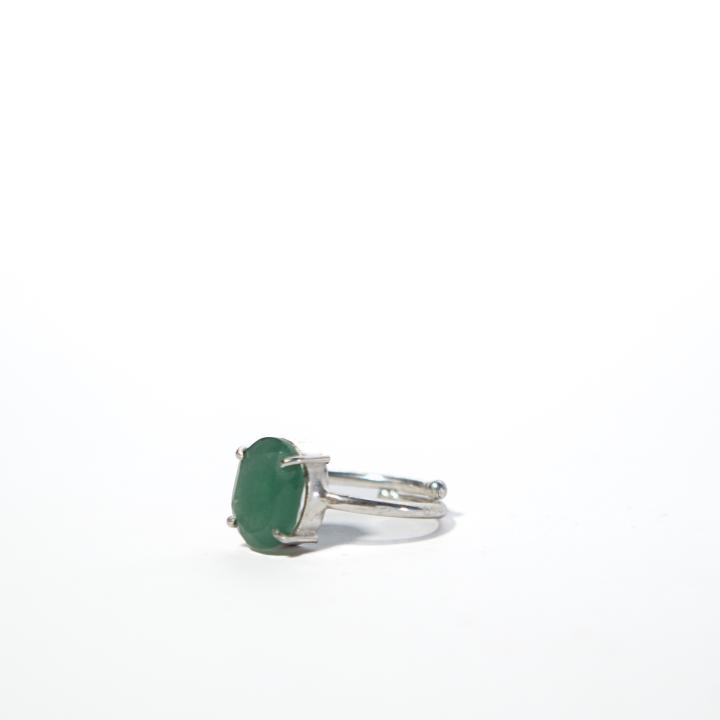Green Aventurine Ring | Fortune & Growth
