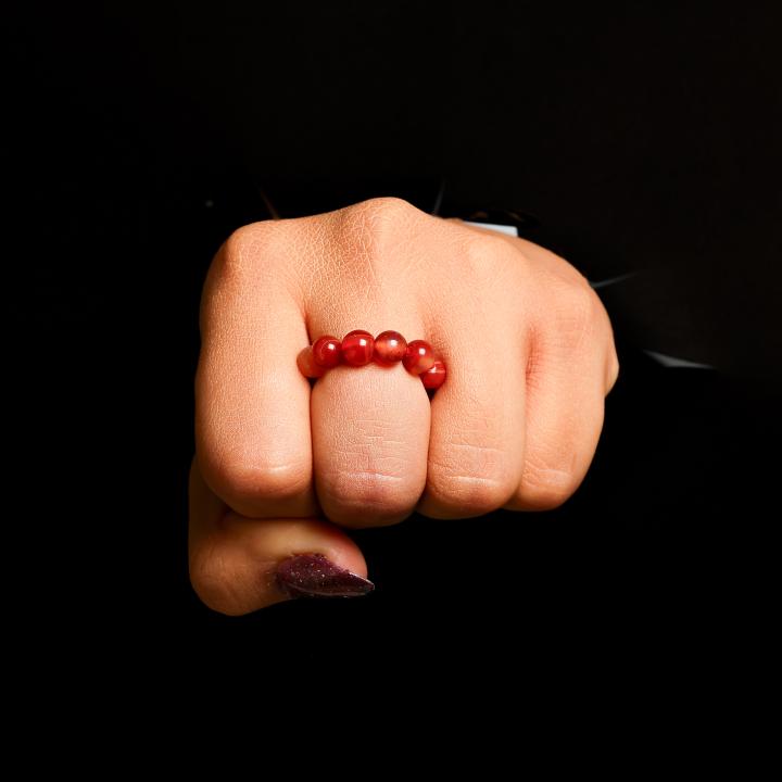 Carnelian Beads Ring | Vitality & Confidence