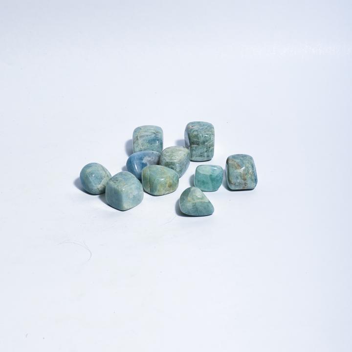 Aquamarine Tumble | Courage & Clarity