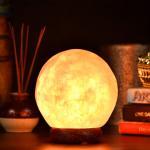 Globe Shaped Himalayan Rock Salt Crafted Lamp | Harmony & Wholeness