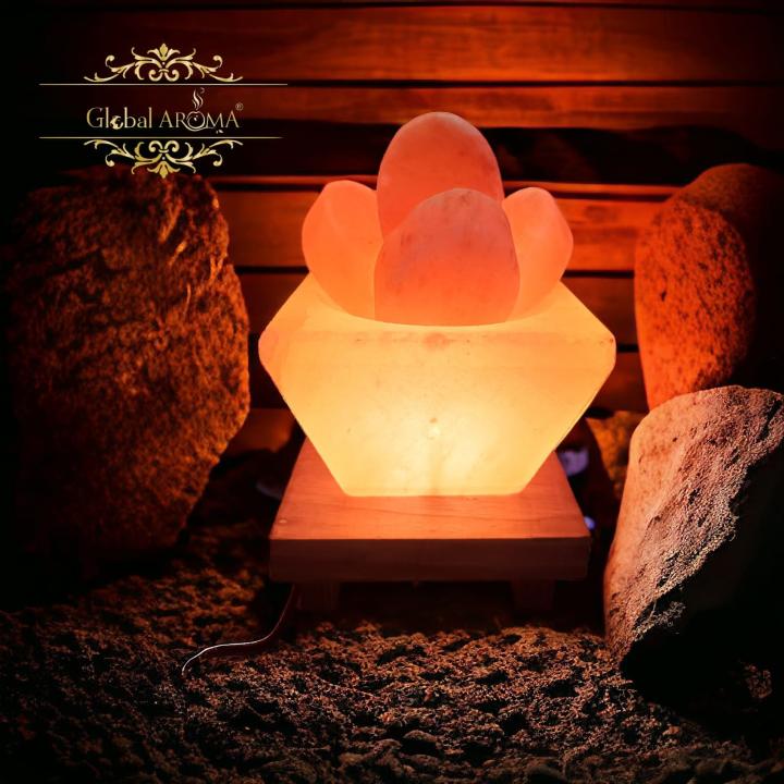 Hawan Kund Himalayan Rock Salt Crafted Lamp | Purity & Protection