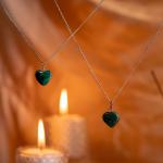 Malachite Heart Pendant | Heart of Transformation