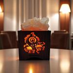 Radhe Radhe Himalayan Rock Salt Wooden Basket Lamp | Faith & Joy