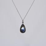Labradorite Drop Shape Pendant | Mystical Energy Drop
