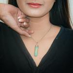 Amazonite Pencil Pendant | Calm Communication Point