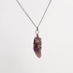 Amethyst Raw Pendant Wire Wrapped | Wrapped Spiritual Energy